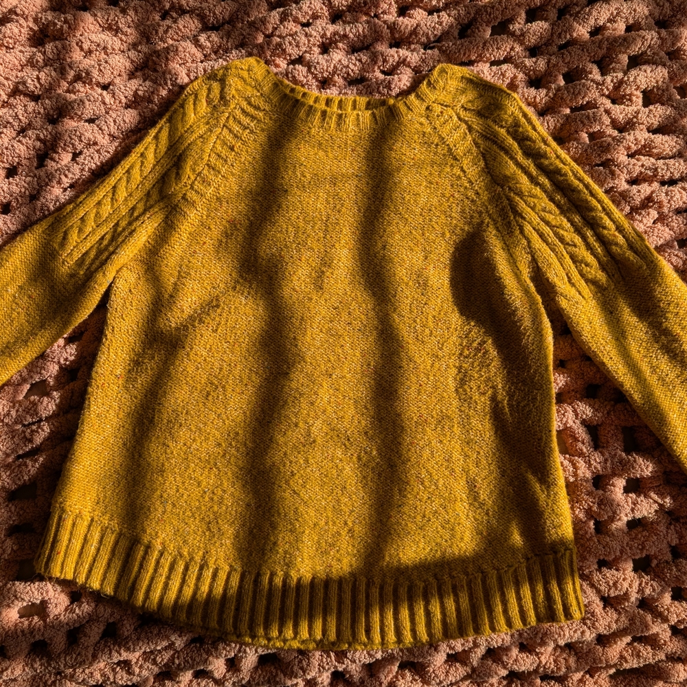 PrAna wool cable knit Sweater